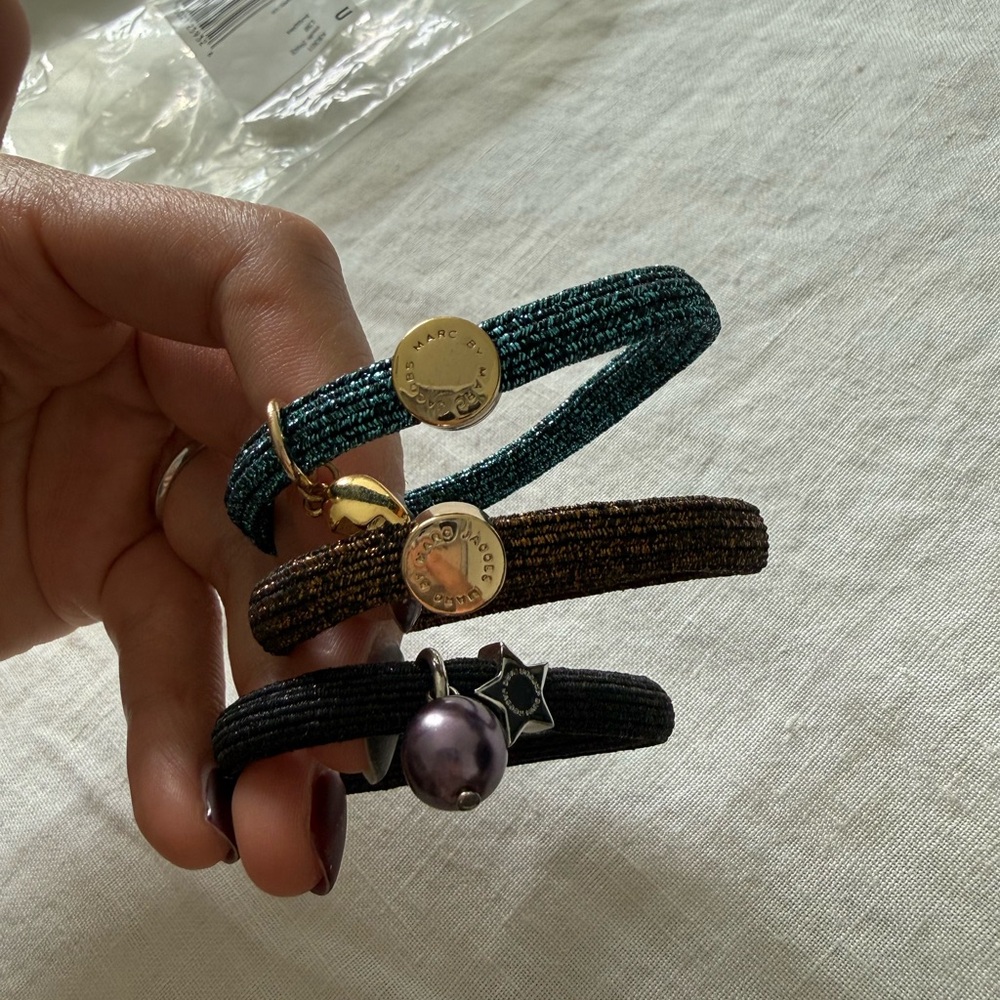 NWOT Marc Jacobs Hair Ties Set Bracelets Set